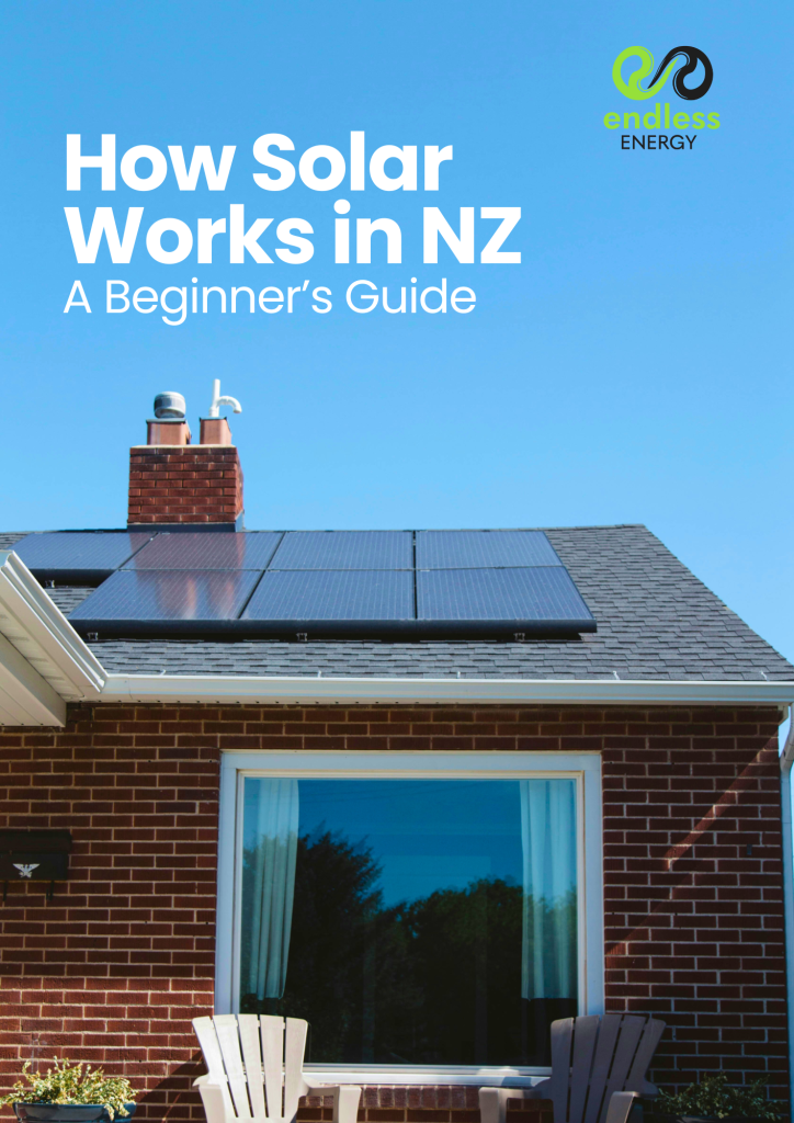 cover of the ebook "how solar works in nz" to learn more about solar energy for your home